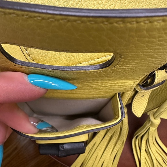 Gucci Leather Bamboo Tassel Backpack - Picture 13 of 16